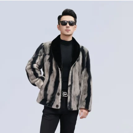 Men's lapel coat