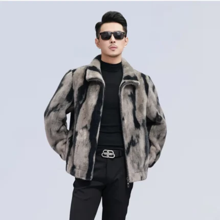 Stand-up collar fashion jacket