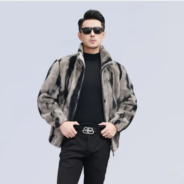 Stand-up collar fashion jacket