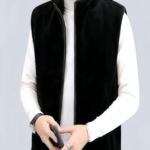 Men's stand - collar waistcoat