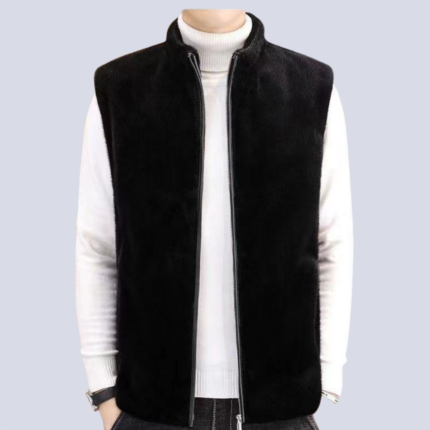 Men's stand - collar waistcoat