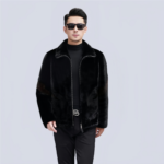 Men's Black Fur Jacket