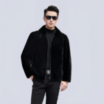 Men's black coat